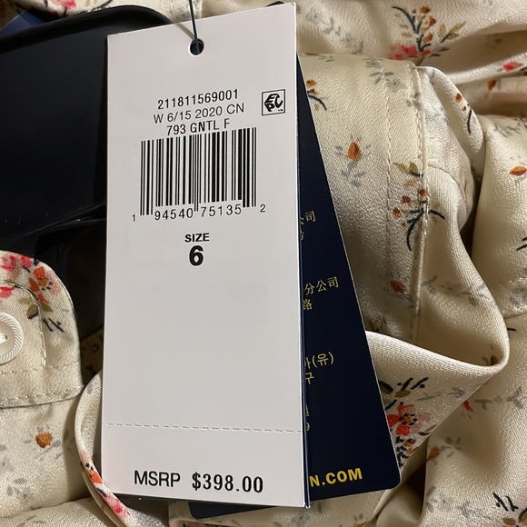 Polo Ralph Lauren Gorgeous Women’s Tied - Waist Puff Sleeve Dress - Picture 5 of 9